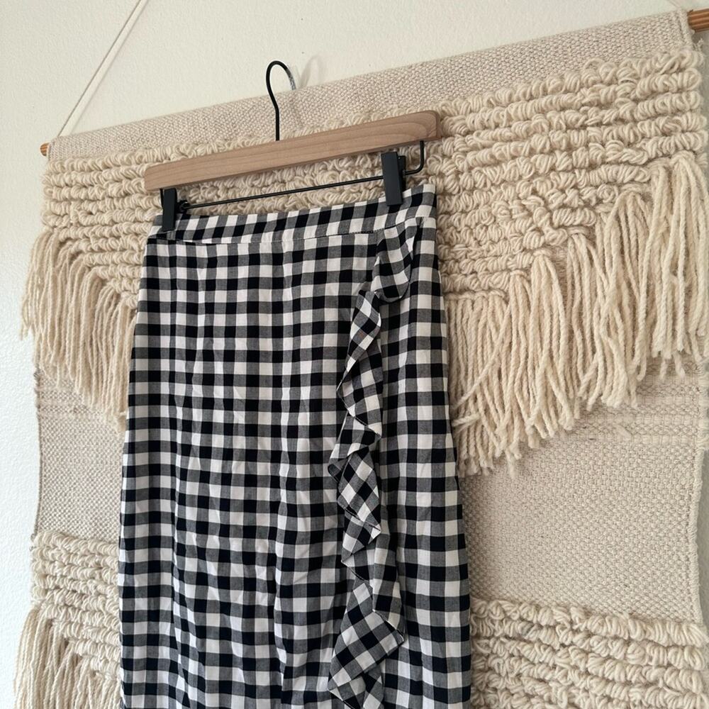NWT: Majorelle Gingham Midi Skirt - Picture 2 of 6